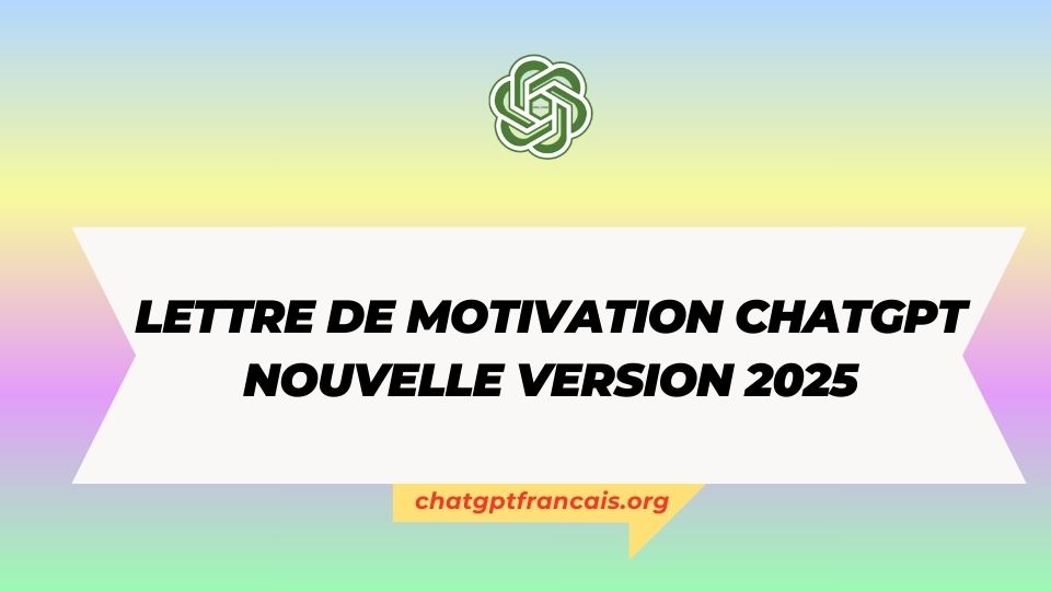 Cover letter ChatGPT new version 2025
