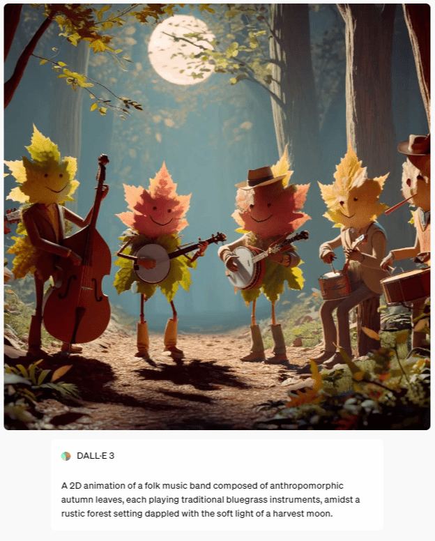 Styles artistiques uniques générés par DALL-E 3