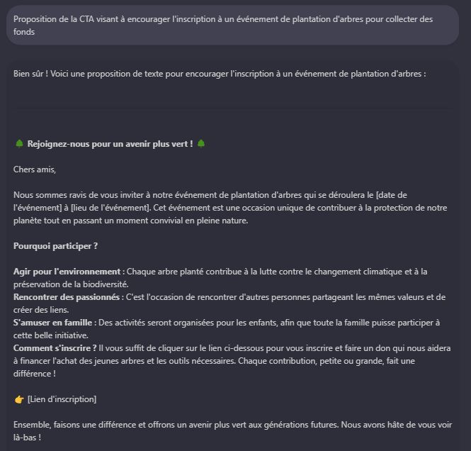 chatgpt-prompt-pour-la-redaction-3 Création d'appels à l'action (CTA)