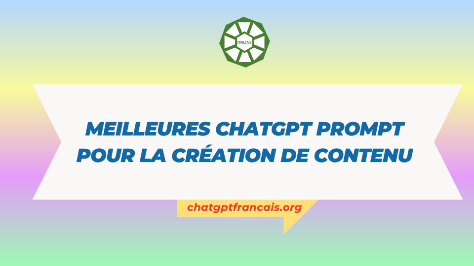 Meilleures ChatGPT Prompt pour la création de contenu