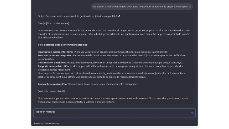 ChatGPT Prompt pour le marketing par e-mail - E-mails de lancement de produit