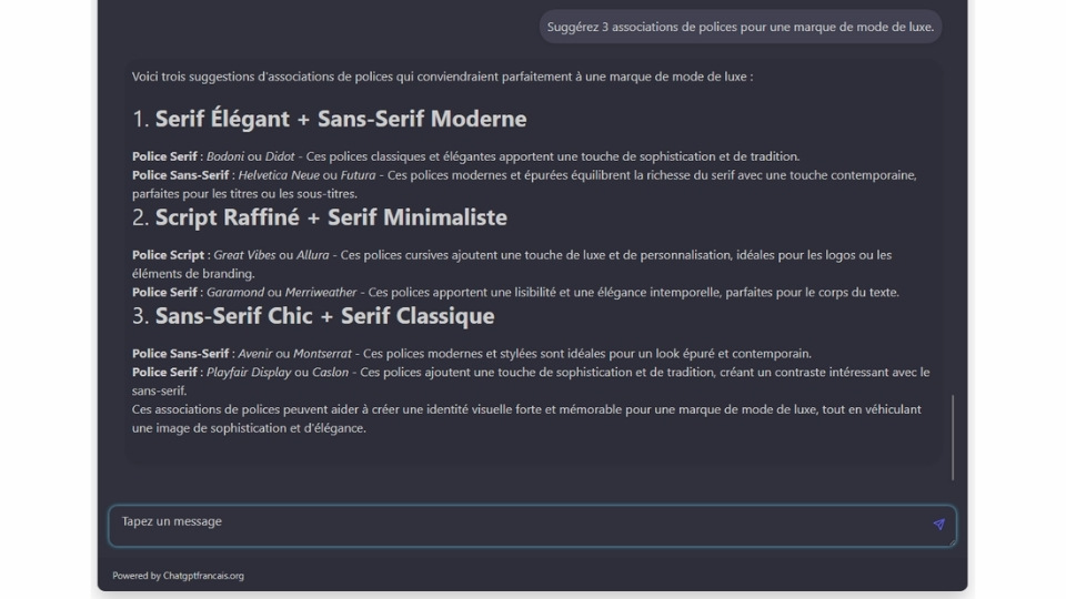 ChatGPT Prompt pour les concepteurs (2)