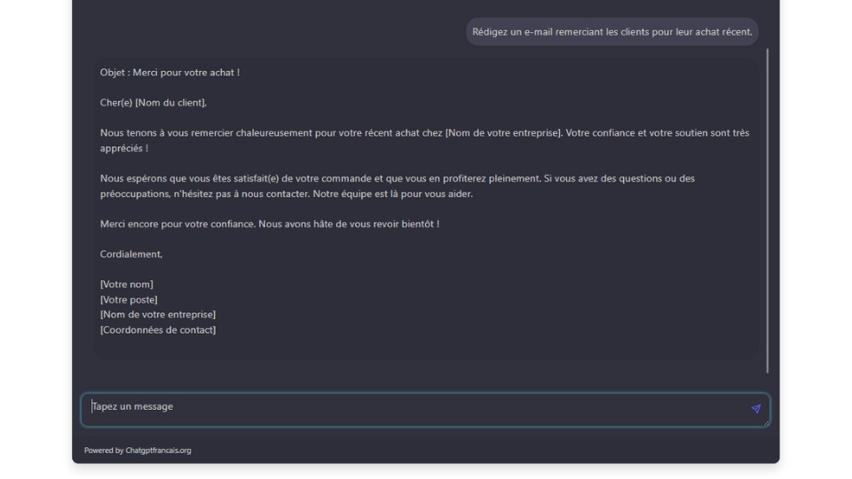 ChatGPT prompt pour le service client - Engagement proactif avec les clients