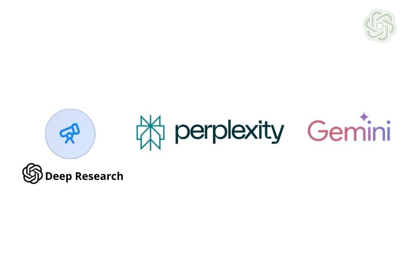 Deep Research, Perplexity, Gemini
