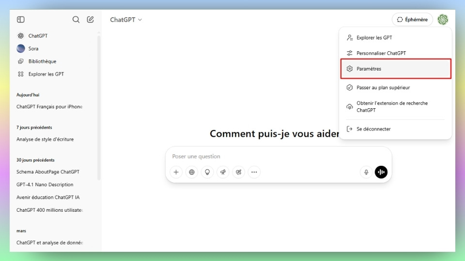Comment changer votre mot de passe ChatGPT